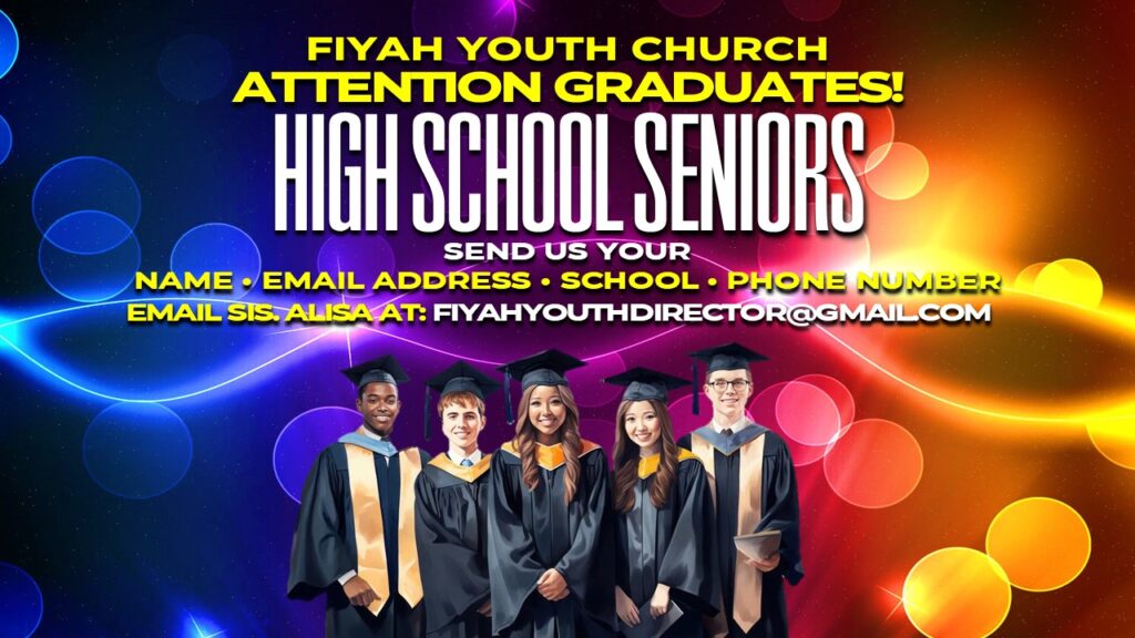 Fiyah Youth Ministry Seniors