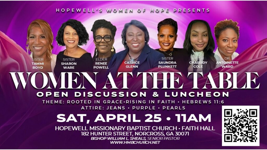 Women of Hope Men Of Faith LUNCHEON